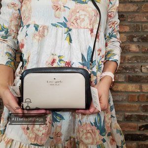 Kate Spade DUAL Crossbody Staci Warm Beige Black